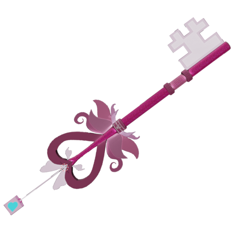 Render of the keyblade made for Penny (SnapCube). Textures done completely in Substance Painter.