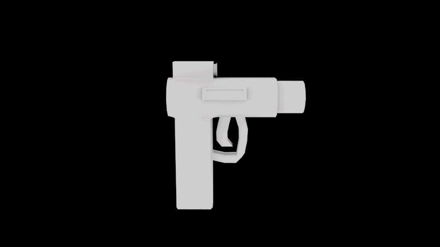Sci-Fi Stylized Gun